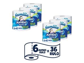Familia Jumbo Havlu 1 Rulo=6 Rulo