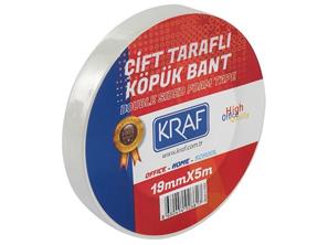 ÇİFT TARAFLI KÖPÜK BANT 19MMX5M