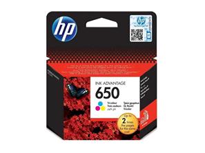 Hp 650-CZ102AE Renkli Orjinal Kartuş