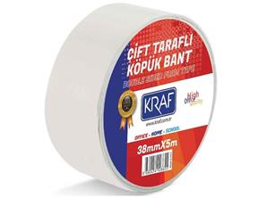 ÇİFT TARAFLI KÖPÜK BANT 38MMX5M
